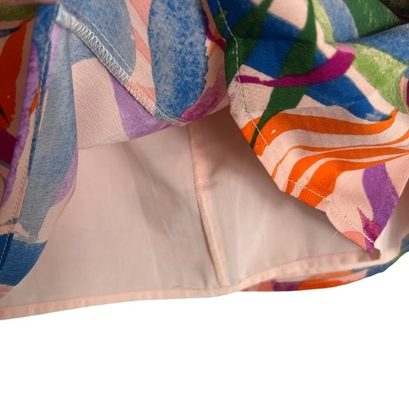 🌺SAGE the LABEL Havena Lady Pleated Tropical Print Lined Skirt Size Small🌺 - Picture 6 of 9